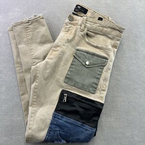 JORDAN CRAIG Patchwork Pants Mens LEGACY EDITION 34x32 ROSS Utility Cargo Jeans